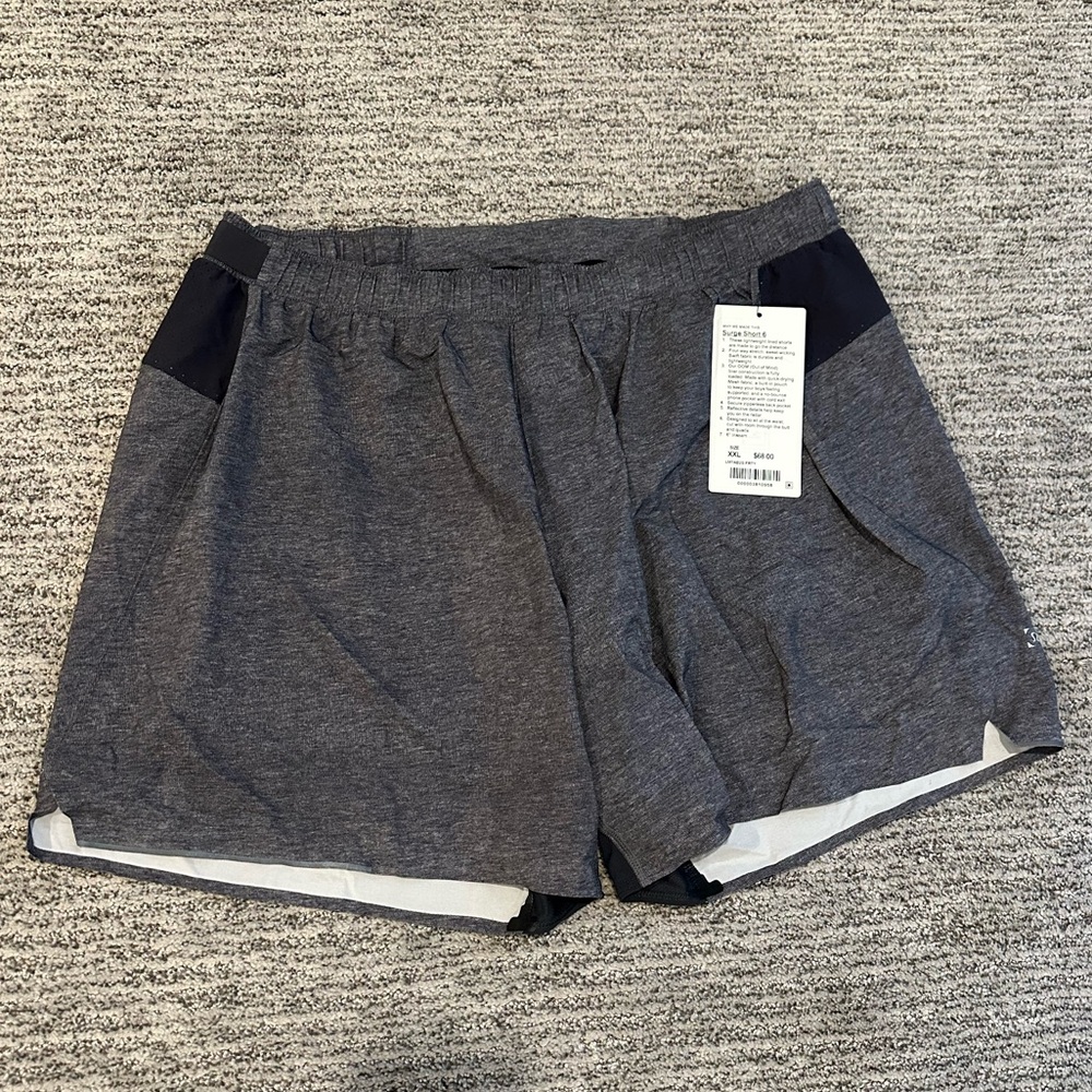 NEW with tags LULULEMON Men’s Surge Short 6 XXL